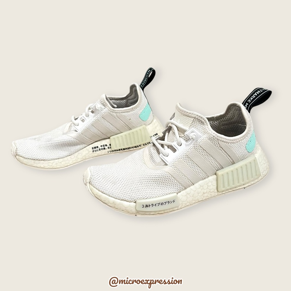 Adidas Japanese NMD_R1 Comfy Black/White Logo Running Tennis Daily Casual Shoes - Picture 6 of 13